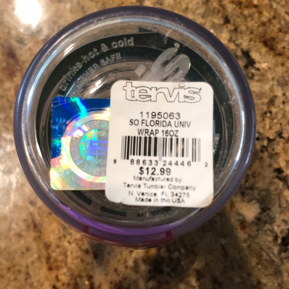 💚💛 NWT USF BULLS TERVIS University of South FL - Picture 3 of 3